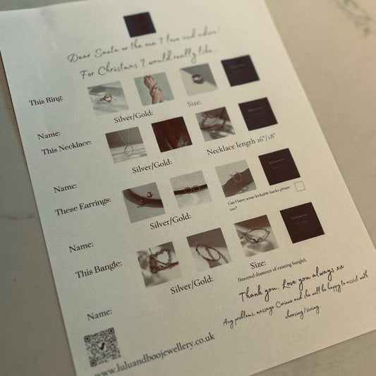 NEED TO LEAVE A HEAVY HINT FOR SANTA? PRINT AND PLANT YOUR WISH LIST NOW!