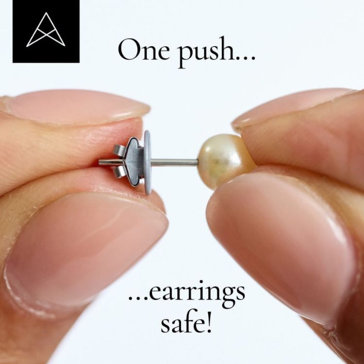 Lox Lockable Earring Backs from Lulu and Boo Jewellery.