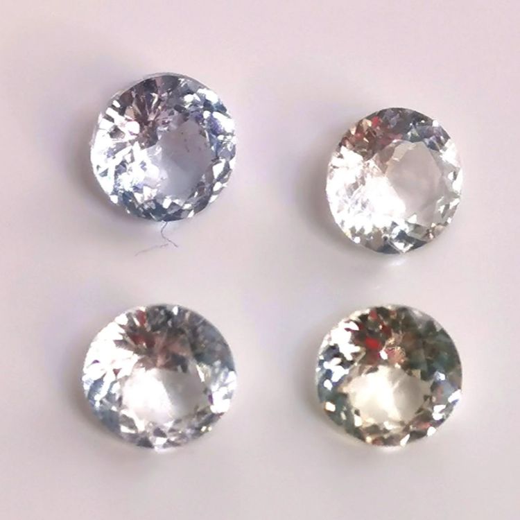 white gemstones