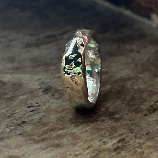 Men's Luna Fusion 9ct Gold and Silver Ring