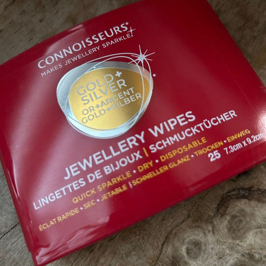 Connoisseurs Gold and Silver jewellery wipes