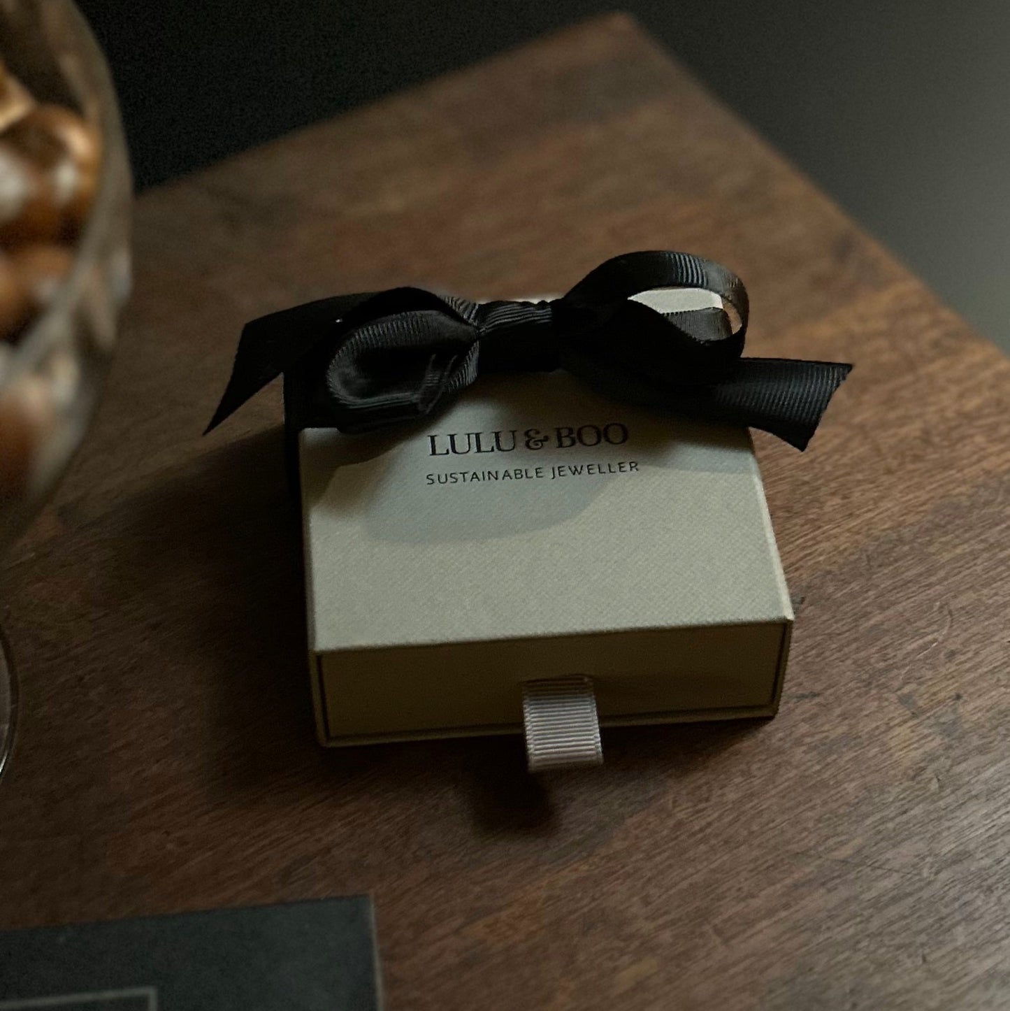 Lulu and Boo sustainable jewellery packaging.