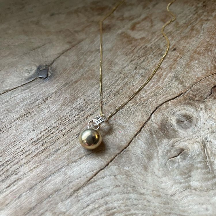 9ct Gold Bobble Necklace