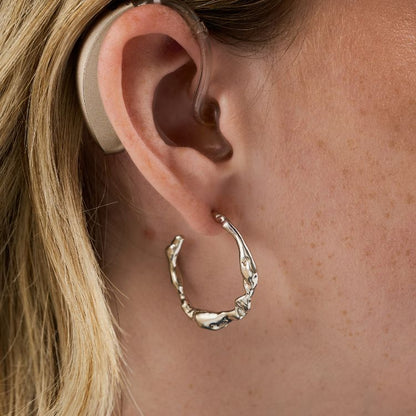 Molten Halo Hoop earrings - Large