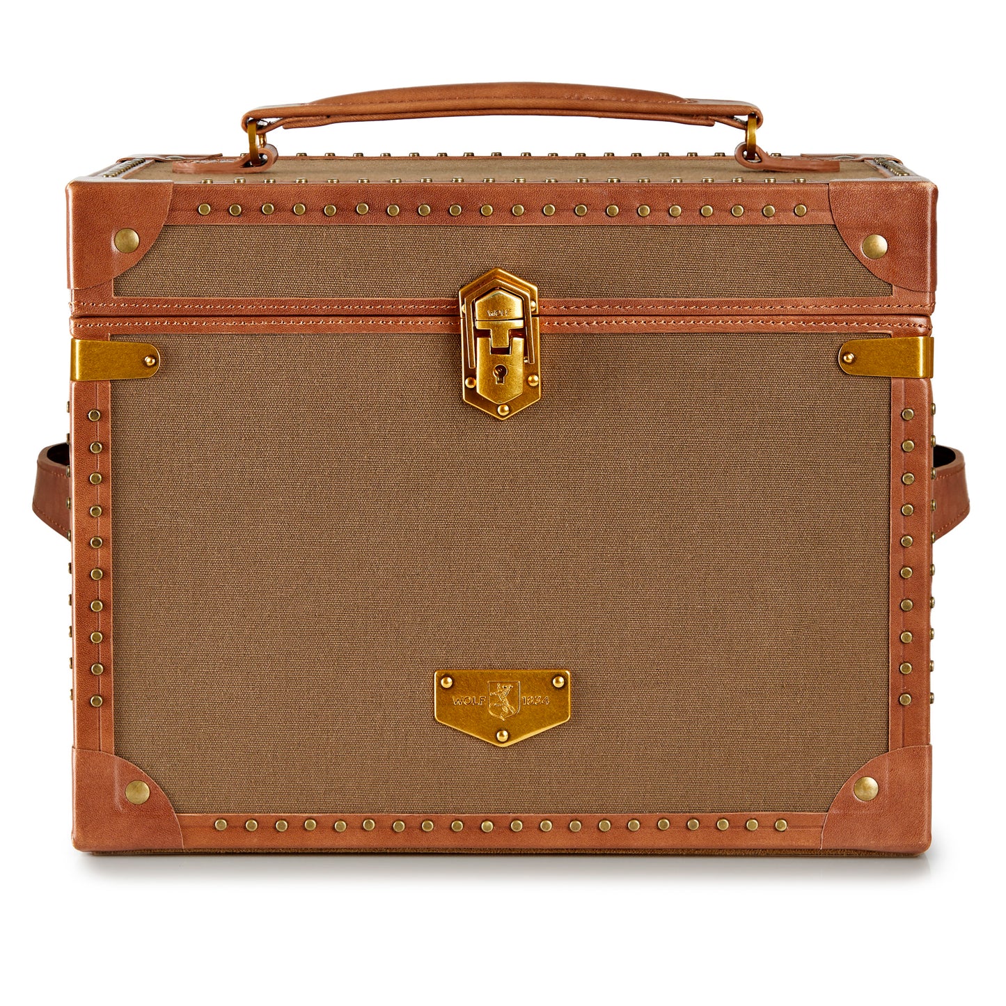 Ida Trunk Large Jewellery Box - Khaki