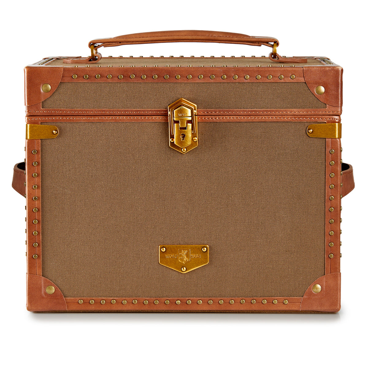 Ida Trunk Large Jewellery Box - Khaki