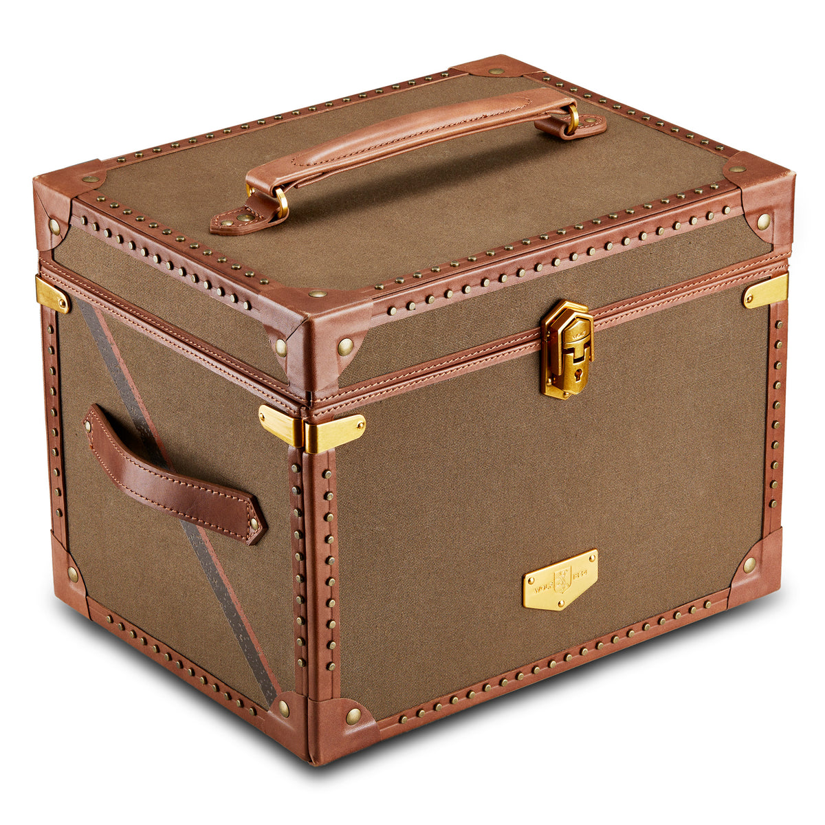 Ida Trunk Large Jewellery Box - Khaki