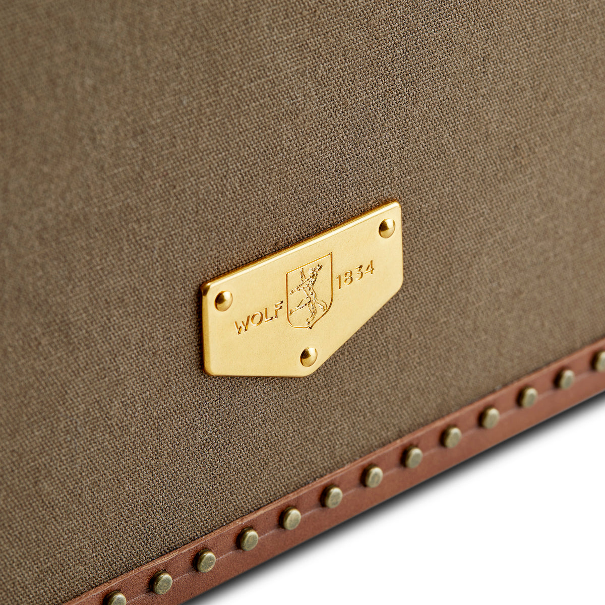 Ida Trunk Large Jewellery Box - Khaki