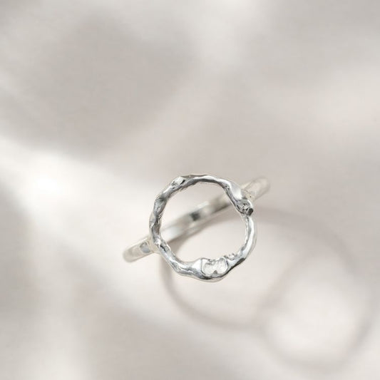Silver Halo ring