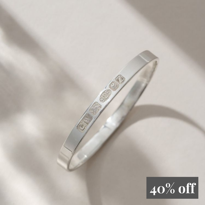 Statement hallmark bangle 6.5 cm