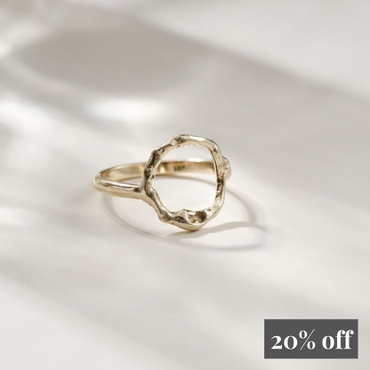 9ct Gold Halo Ring