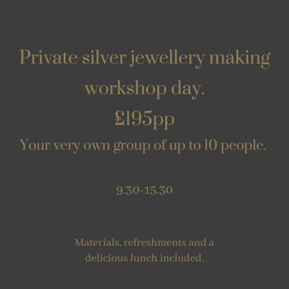 Private Jewellery Making Workshops - Contact For Availability