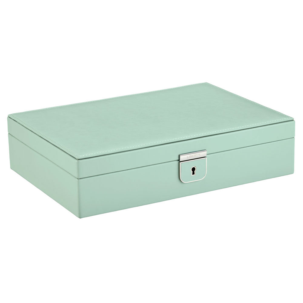 WOLF x LIBERTY Julia Medium Jewellery Box Sage Green