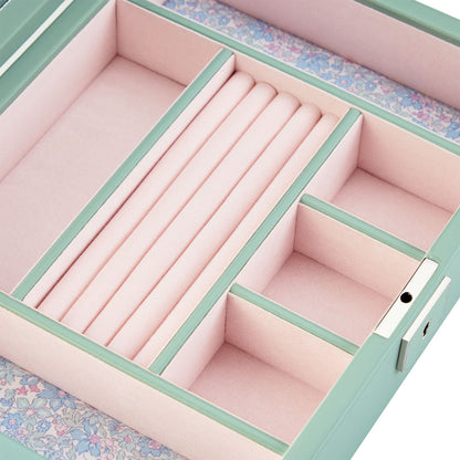 WOLF x LIBERTY Julia Medium Jewellery Box Sage Green
