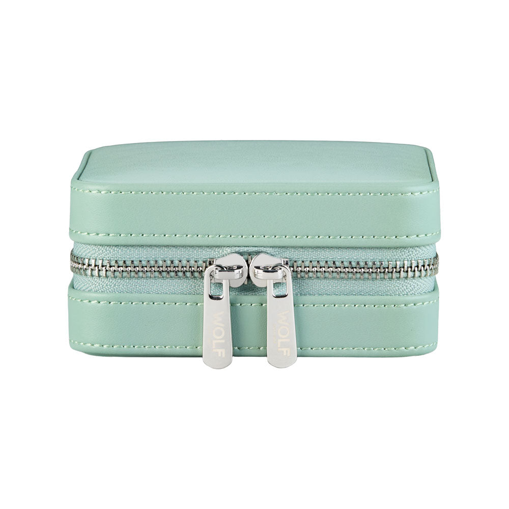 WOLF x LIBERTY Julia Small Travel Jewelry Case Sage Green