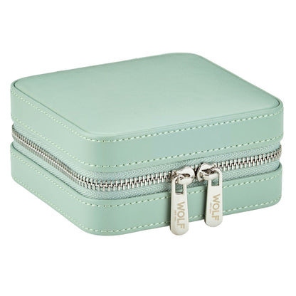 WOLF x LIBERTY Julia Small Travel Jewelry Case Sage Green