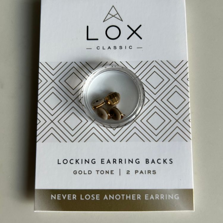 Lox lockable earring backs