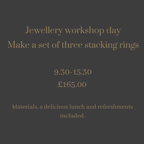 Silver stacking Ring Making Workshop