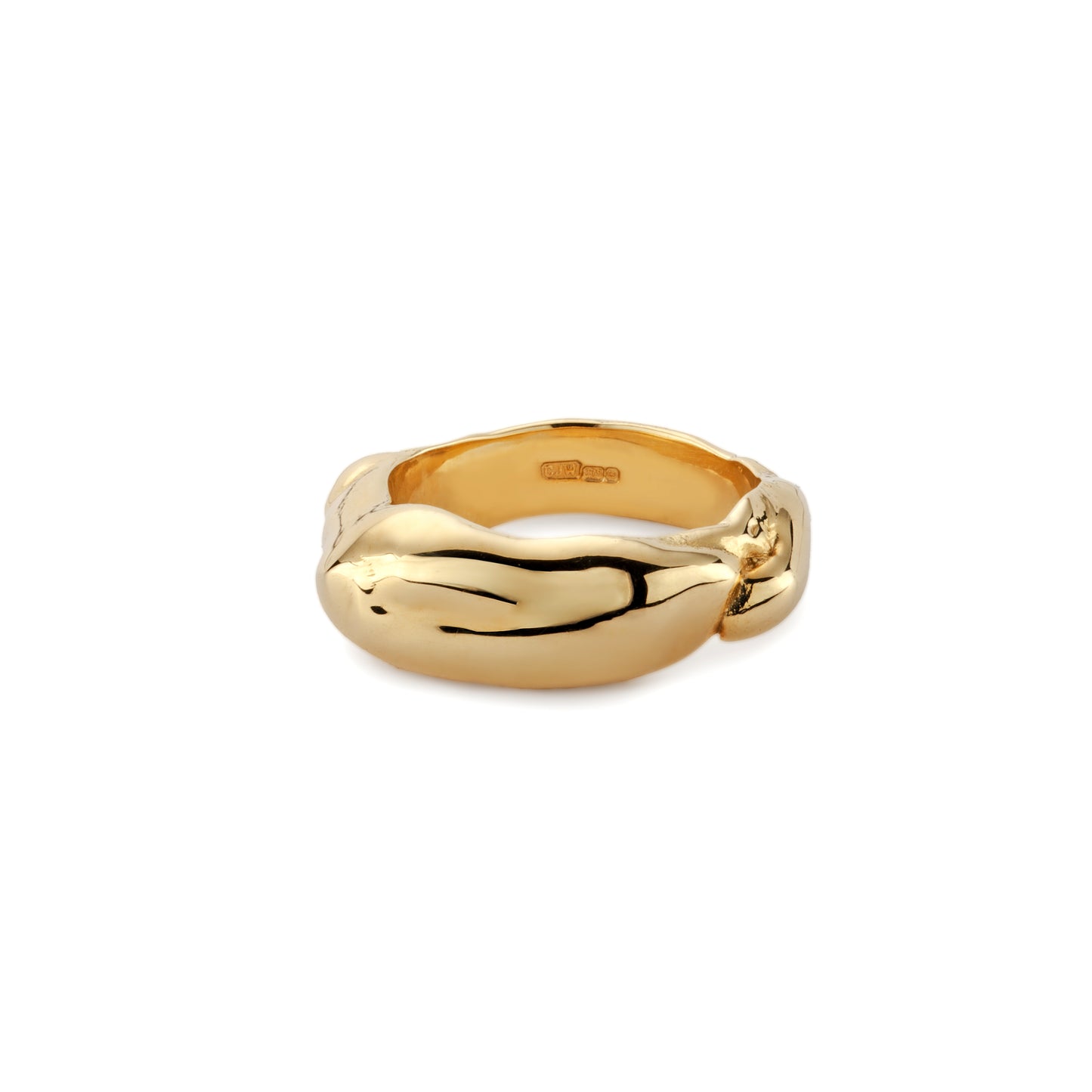 Molten 9ct Gold Chunky Ring