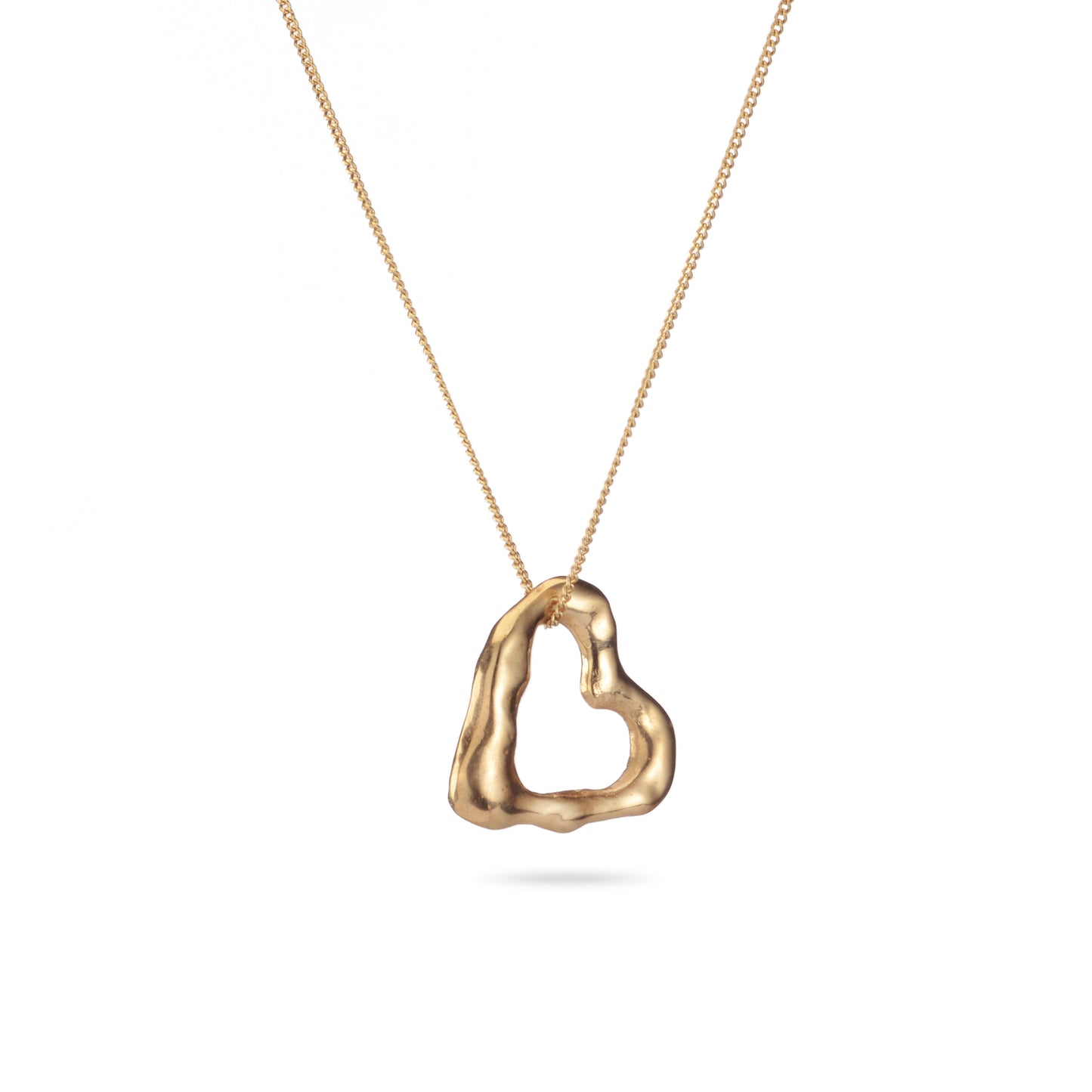 Small 18ct Gold Heart Necklace