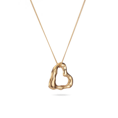 Small 18ct Gold Heart Necklace