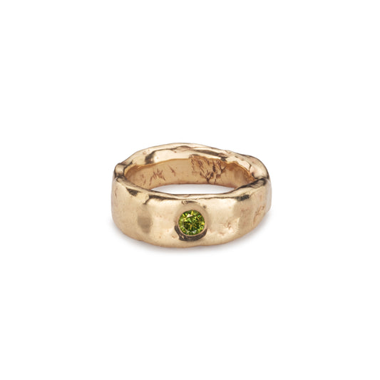 Harlequin x Luna 9ct Gold Sapphire Solitaire Ring