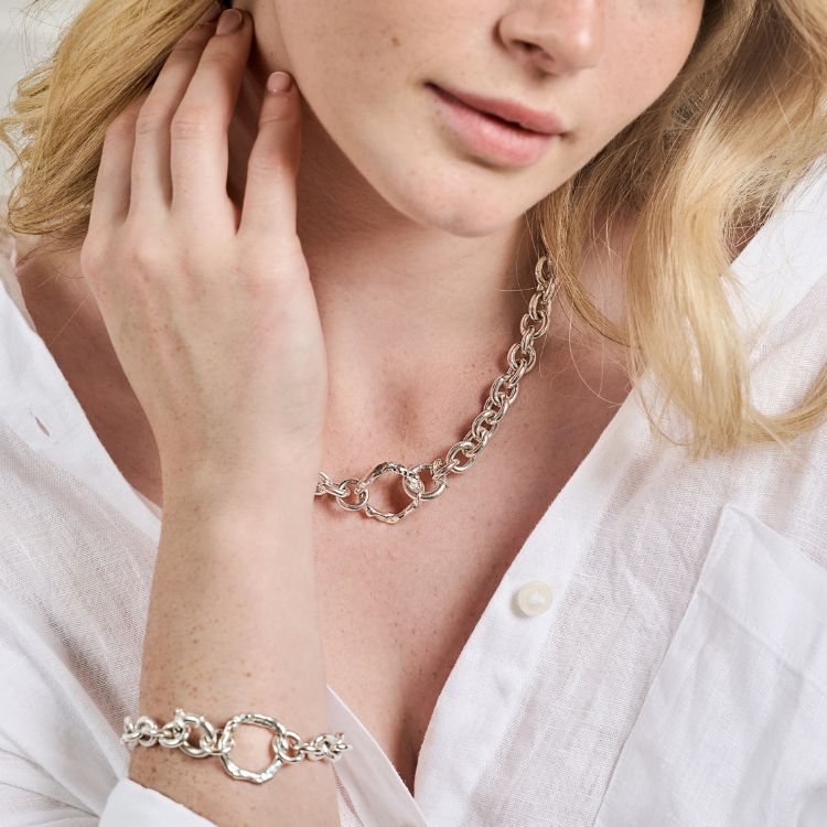 Chunky Silver and Gold jewellery from Lulu and Boo.