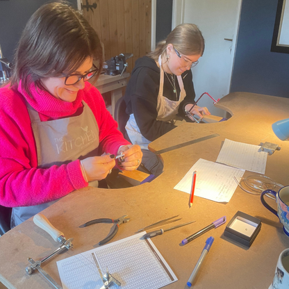 PRIVATE CLASS Make your own silver stacking rings - Beginners class Wednesday 9th August