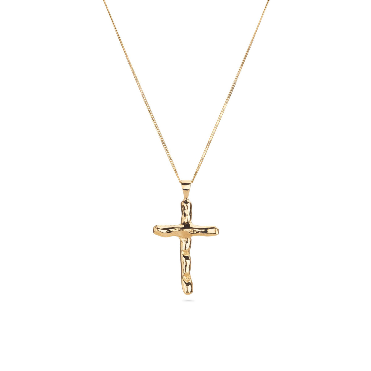 9ct Gold Cross Necklace - Small