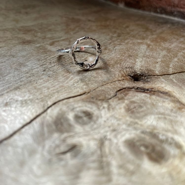Silver Halo ring